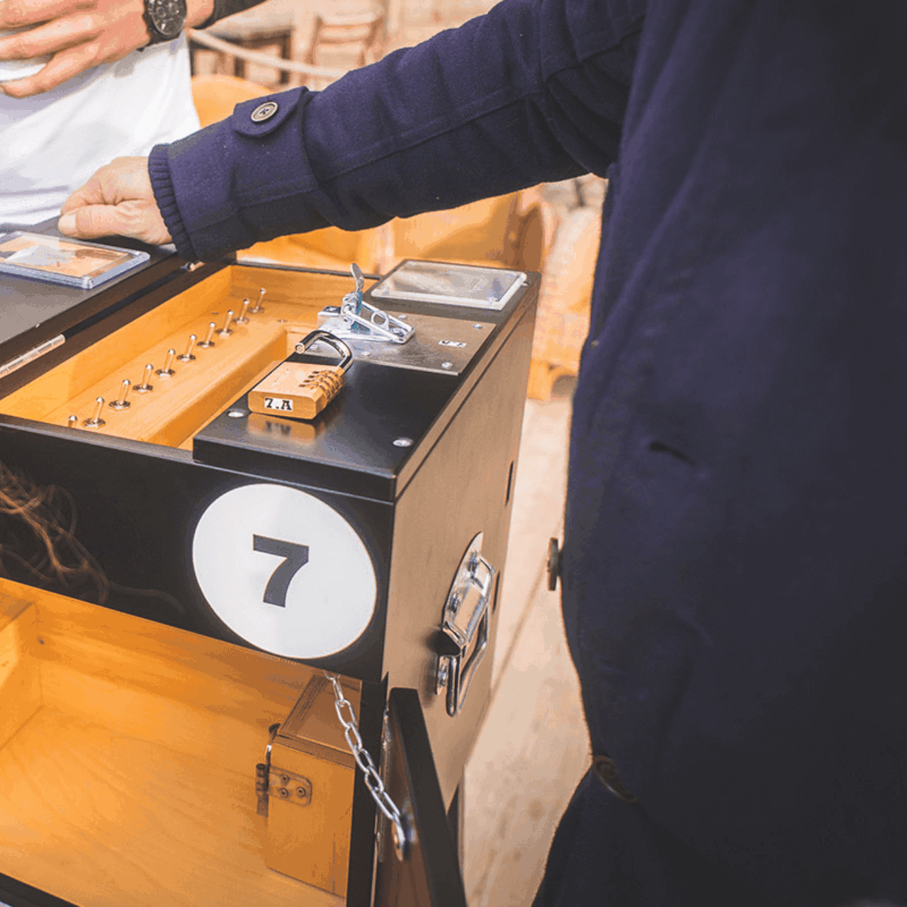 Mobiele escape room op eigen locatie
